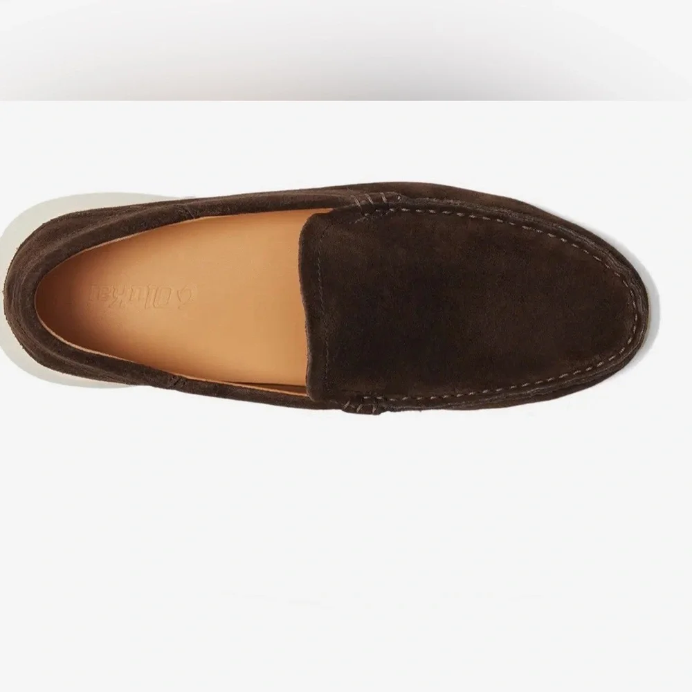 OluKai Ka'a Loafer Slip on Shoes Men's Size 14 Dark Wood NWOT